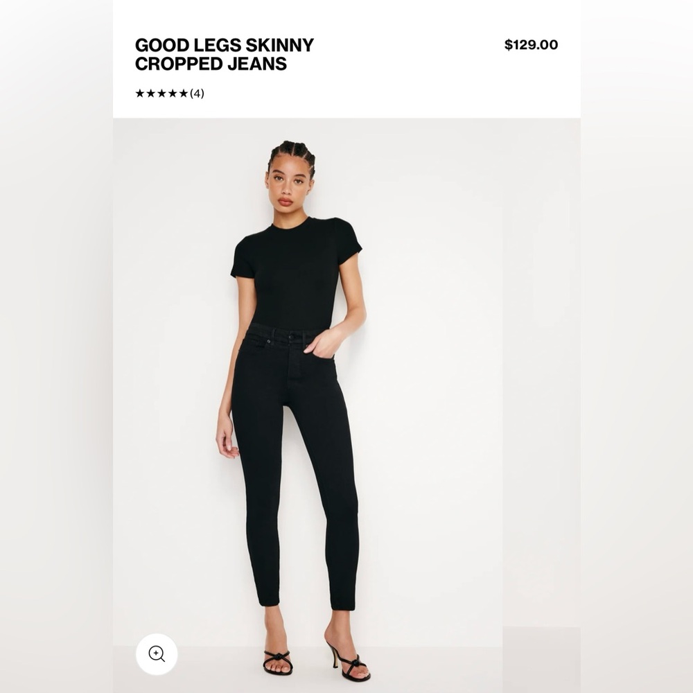 Good American Good Legs Crop